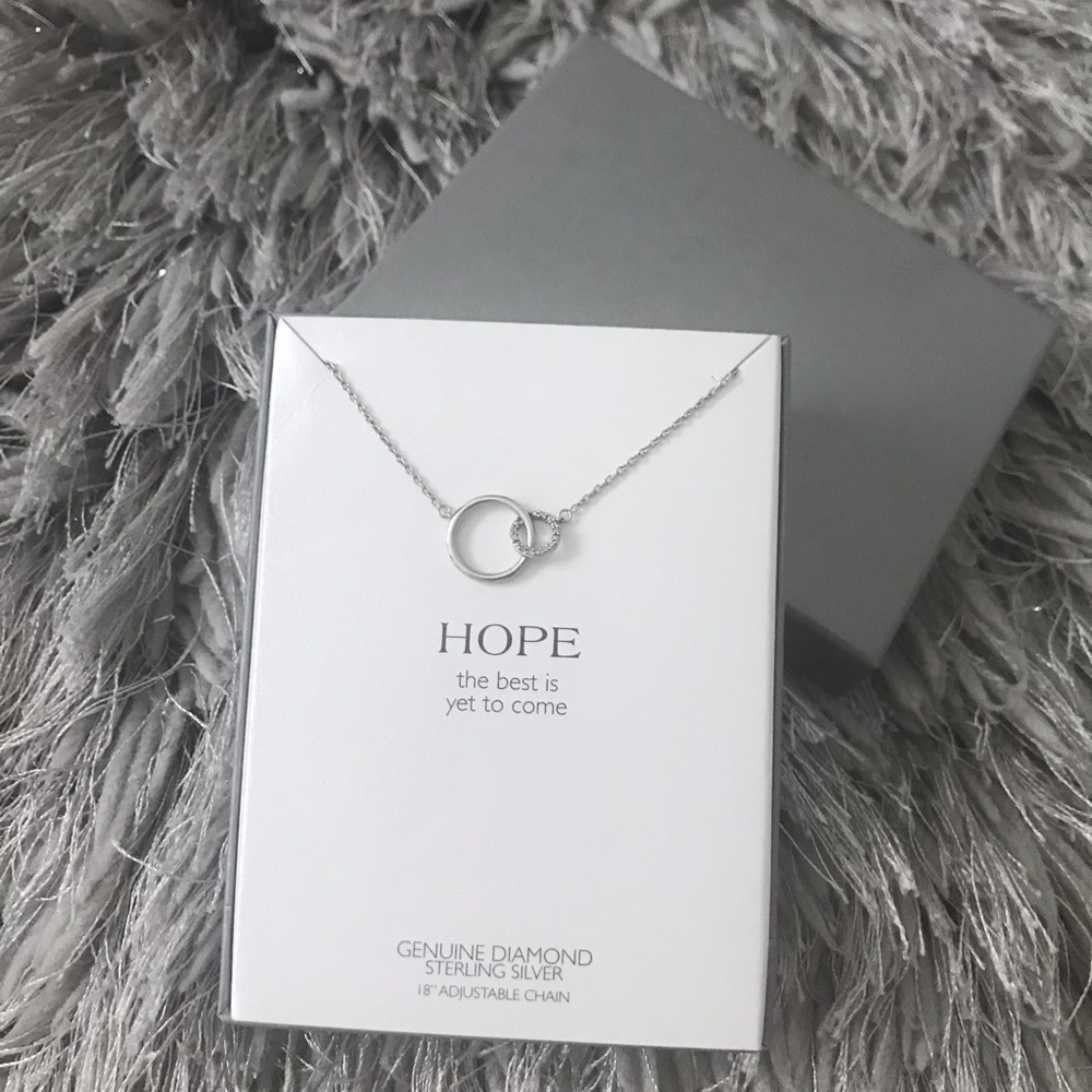 .925 Sterling Silver Circle Necklace
